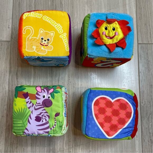 Lamaze Rings Baby Einstein Soft Blocks Stackable Development Toys Baby Lot of 2 - Picture 7 of 12